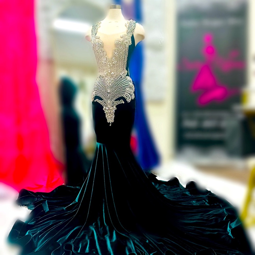 Emerald Green Prom Dress